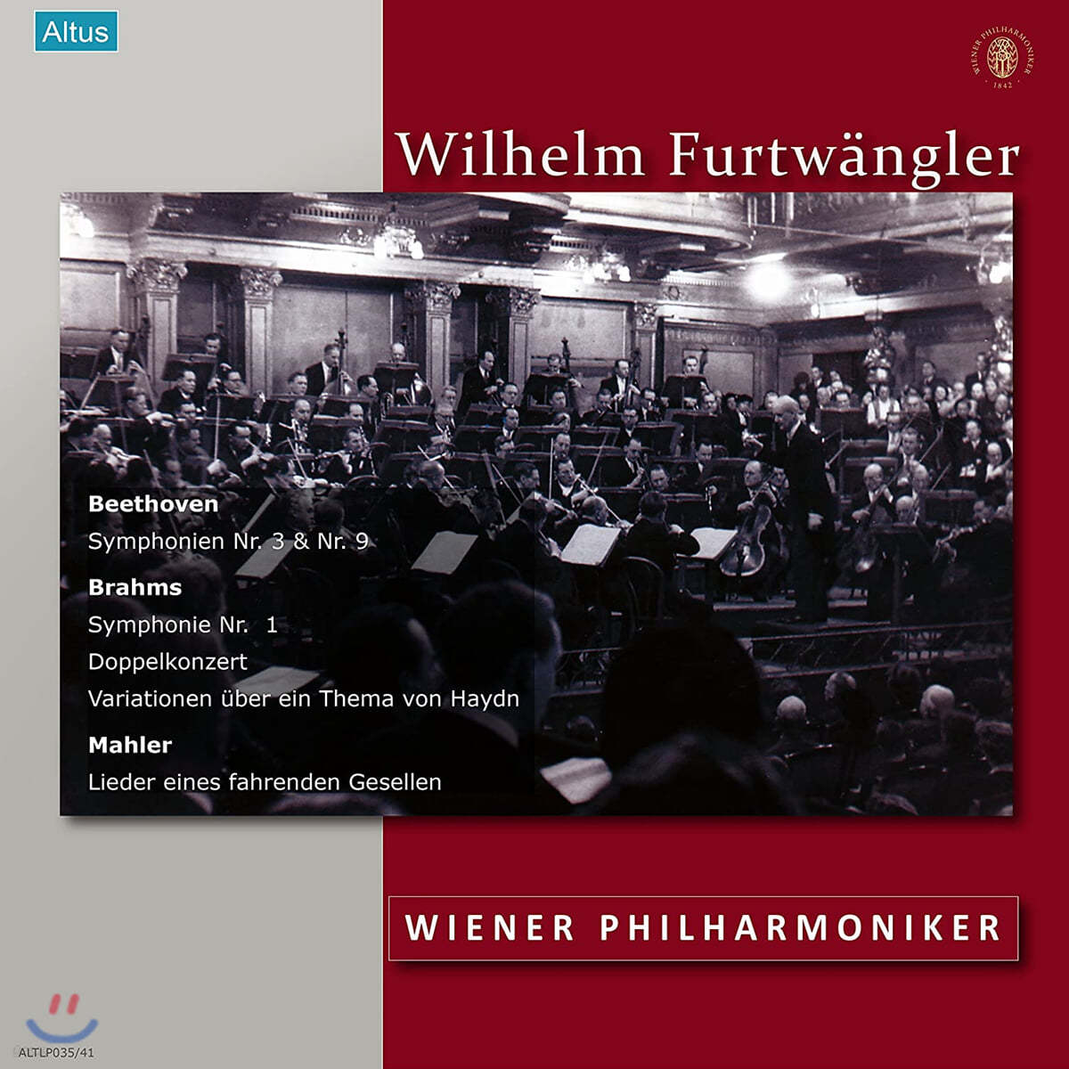Wilhelm Furtwangler 빌헬름 푸르트벵글러 &amp; 빈 필하모닉 라이브 컬렉션 1952-1953 [7LP]