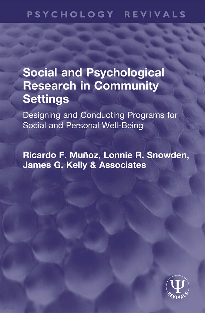 Social and Psychological Research in Community Settings
