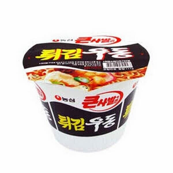 농심 농심 튀김우동 큰사발 16개 탕비실 가성비 간식