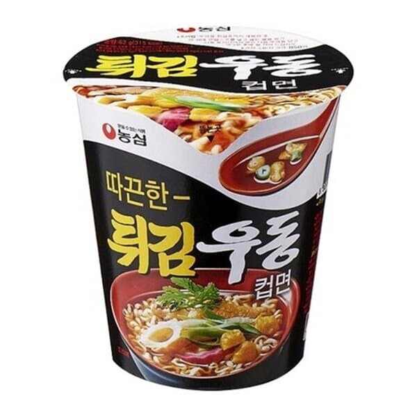 농심 농심 튀김우동 작은컵 12개 탕비실 가성비 간식