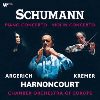 Nikolaus Harnoncourt — Nikolaus Harnoncourt 슈만: 피아노 협주곡, 바이올린 협주곡 (Schumann: Piano Concerto & Violin Concerto) 앨범 커버