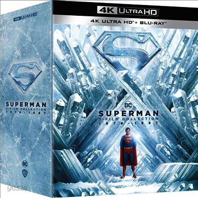 Superman 5-Film Collection: 1978-1987 (슈퍼맨: 5 필름 컬렉션)(Boxset)(한글무자막)(4K Ultra HD + Blu-ray)