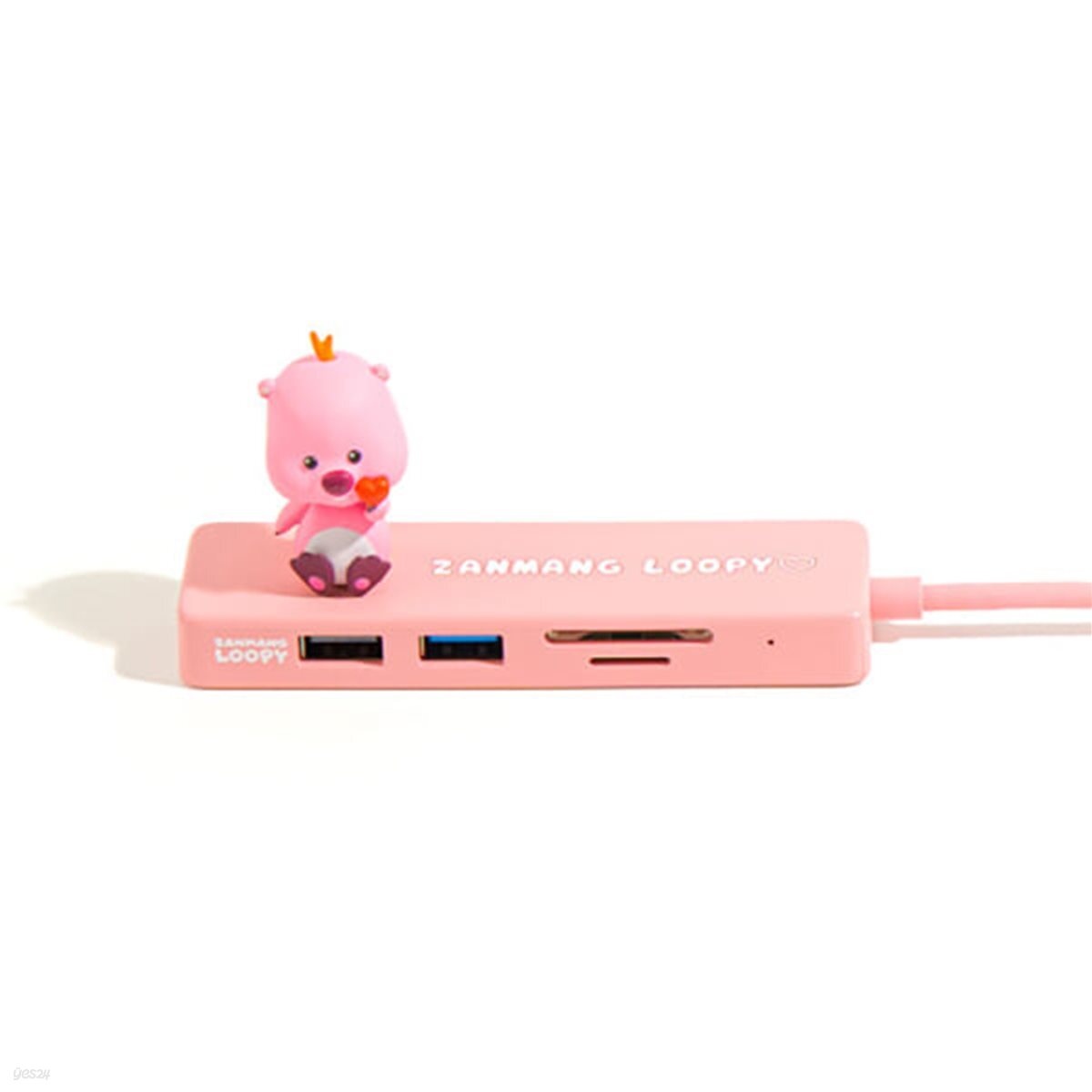 잔망루피 피규어 USB허브 5in1 C타입 멀티허브
