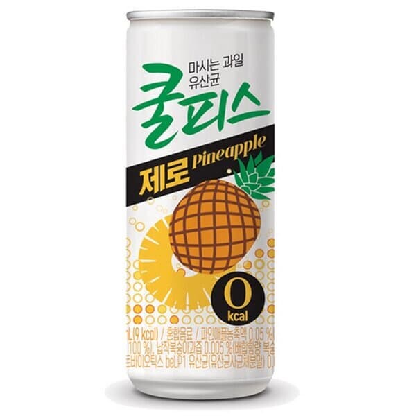 쿨피스 파인애플 제로 230ml 30캔 탕비실 음료수