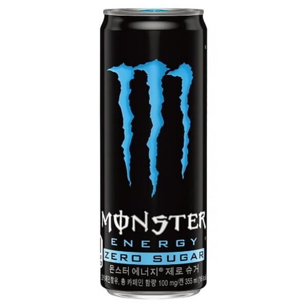 몬스터 에너지 제로슈거 355ml 24캔 탕비실 음료수