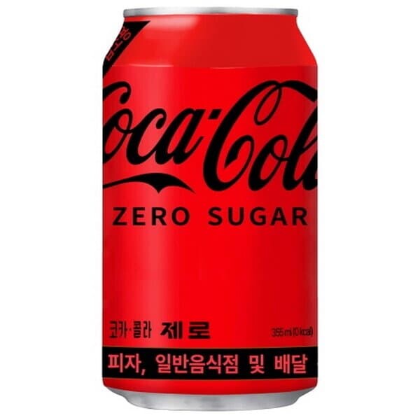 코카콜라 제로 업소용 355ml 24캔 바코드없음 탕비실