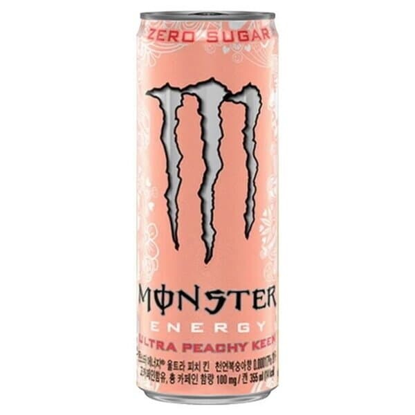 몬스터 에너지 피치 킨 355ml 24캔 탕비실 음료수