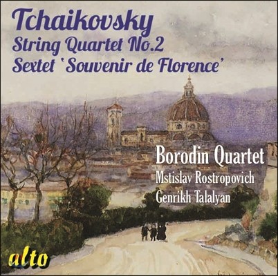Borodin Quartet / Mstislav Rostropovich Ű: ÷η ߾,   2 (Tchaikovsky: String Quartet No. 2, Souvenir de Florence))