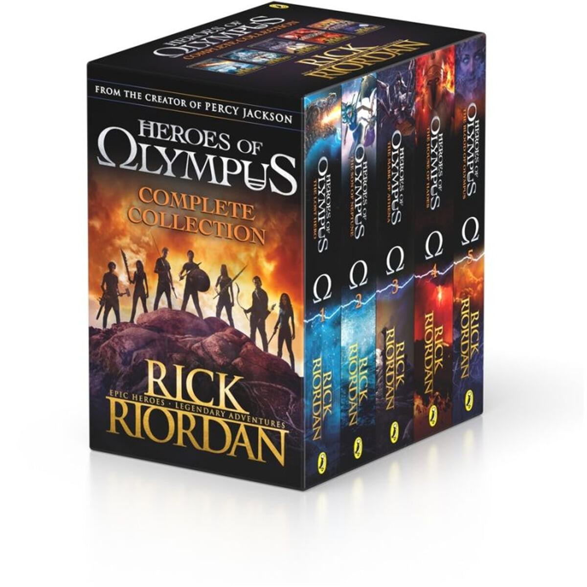 Heroes Of Olympus 5 Books Complete Collection
