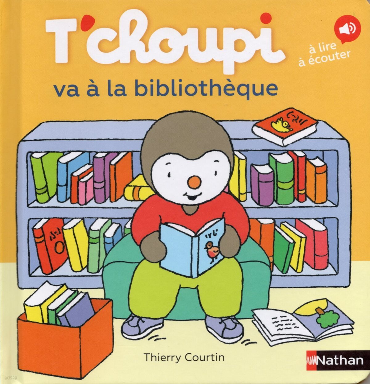 T’choupi va a la bibliotheque