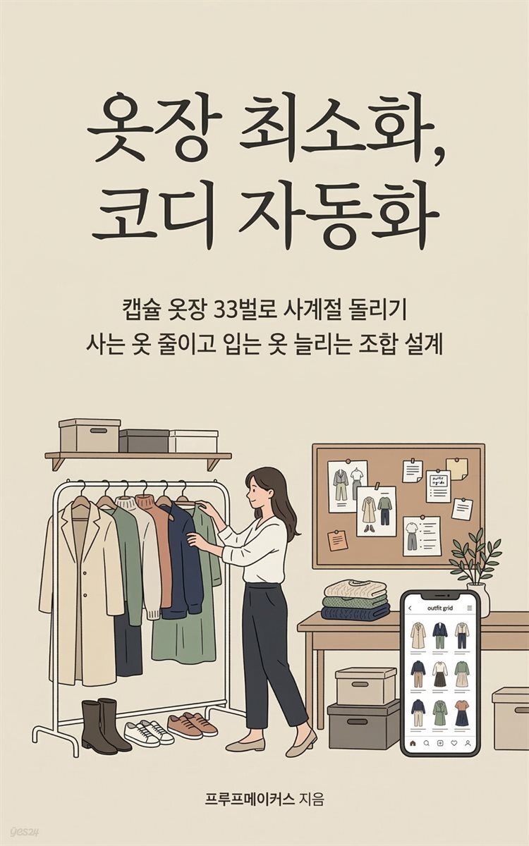 옷장 최소화, 코디 자동화