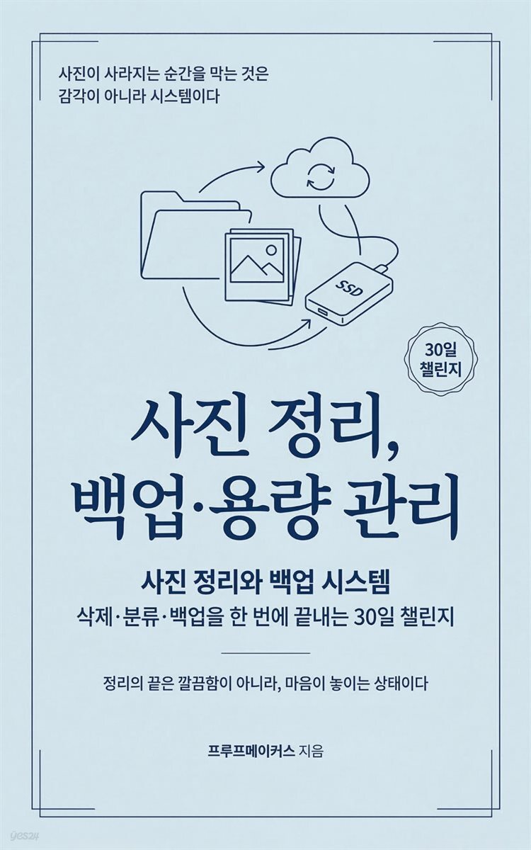 사진 정리, 백업·용량 관리
