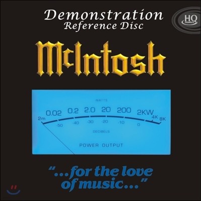 McIntosh Demonstration Reference Disc Ŭ ۷ ũ (HQCD)