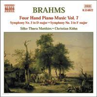 Christian Kohn, Silke-Thora Matthies /  :   ǾƳ븦   7 -  2, 3 (Brahms : Four Hand Piano Music, Vol. 7 - Symphony No.2 Op.73, No.3 Op.90) (/8554822)