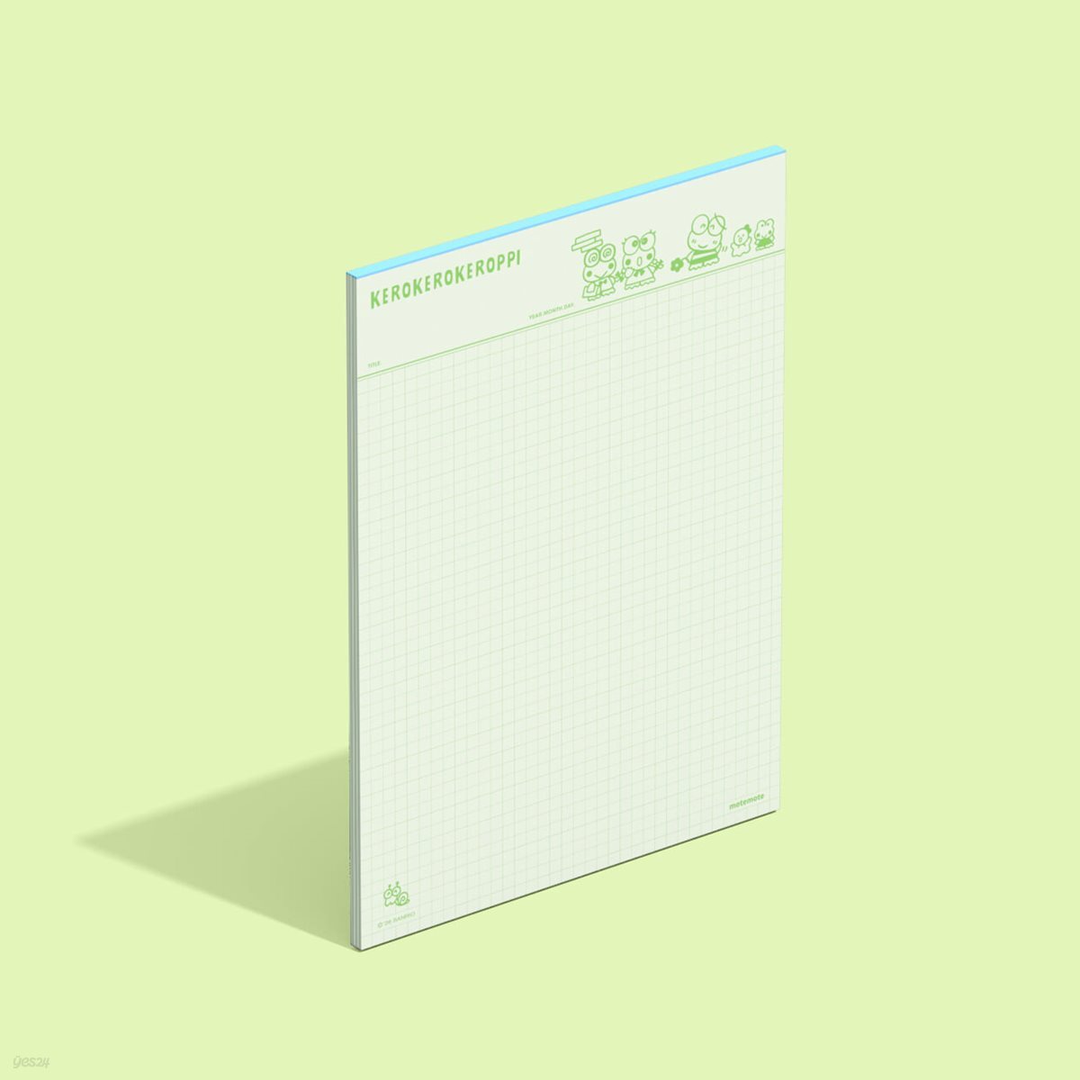 [모트모트X산리오] 노트페이퍼 스퀘어드 - 케로케로케로피