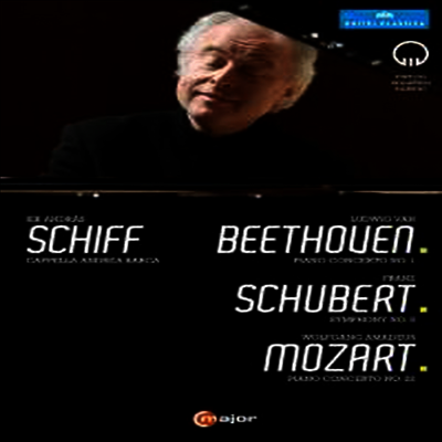 베토벤: 피아노 협주곡 1번, 모차르트: 피아노 협주곡 22번 & 슈베르트: 교향곡 5번 (Beethoven: Piano Concerto No.1, Mozart: Piano Concerto No.22 & Schubert: Symphony No.5) (DVD) (2016) - Andras Schiff