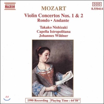 Capella Istropolitana 모차르트: 바이올린 협주곡 1번, 2번, 론도, 안단테 (Mozart: Violin Concertos, Rondo, Andante)