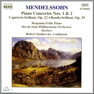 Robert Stankovsky 멘델스존: 피아노 협주곡, 화려한 카프리치오 (Mendelssohn: Piano Concertos, Capriccio Brillant, Rondo Brillant)