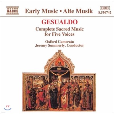 Oxford Camerata ˵: 5θ     (Early Music - Gesualdo: Complete Sacred Music for Five Voices)