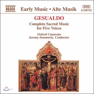 Oxford Camerata 제수알도: 5성부를 위한 종교 음악 전집 (Early Music - Gesualdo: Complete Sacred Music for Five Voices)