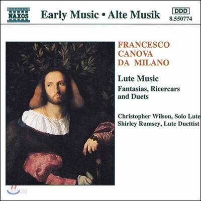 Christopher Wilson 다 밀라노: 류트 작품집 - 환상곡, 리체르카, 이중주 (Early Music - Da Milano: Lute Music)