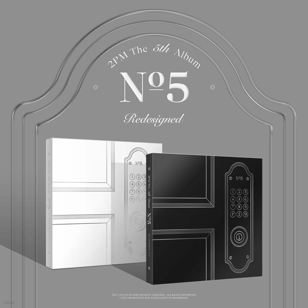 2PM 5집 - NO.5 (Redesigned) [DAY / Night ver. 중 랜덤 발송]