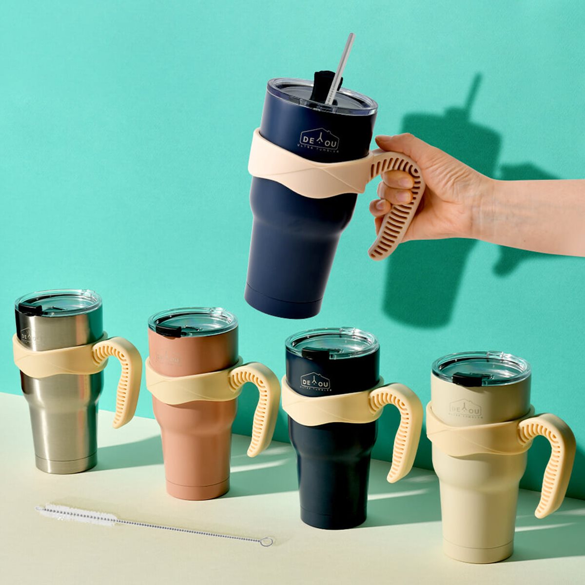 ★주말특가/무료배송★1+1 대용량 텀블러 스텐 이중 진공 900ml 2개 세트