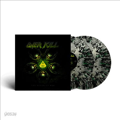 Overkill - The Wings Of War (Clear With Green/Black Crush Vinyl 2LP)