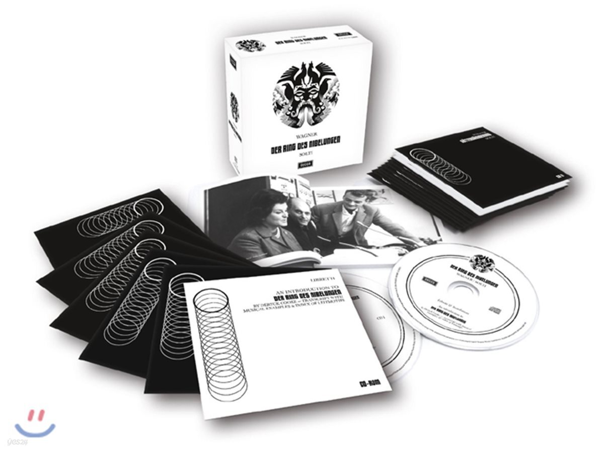 Georg Solti 바그너: 니벨룽의 반지 (Wagner: Der Ring des Nibelungen) [16CD+CD-Rom] 게오르그 솔티