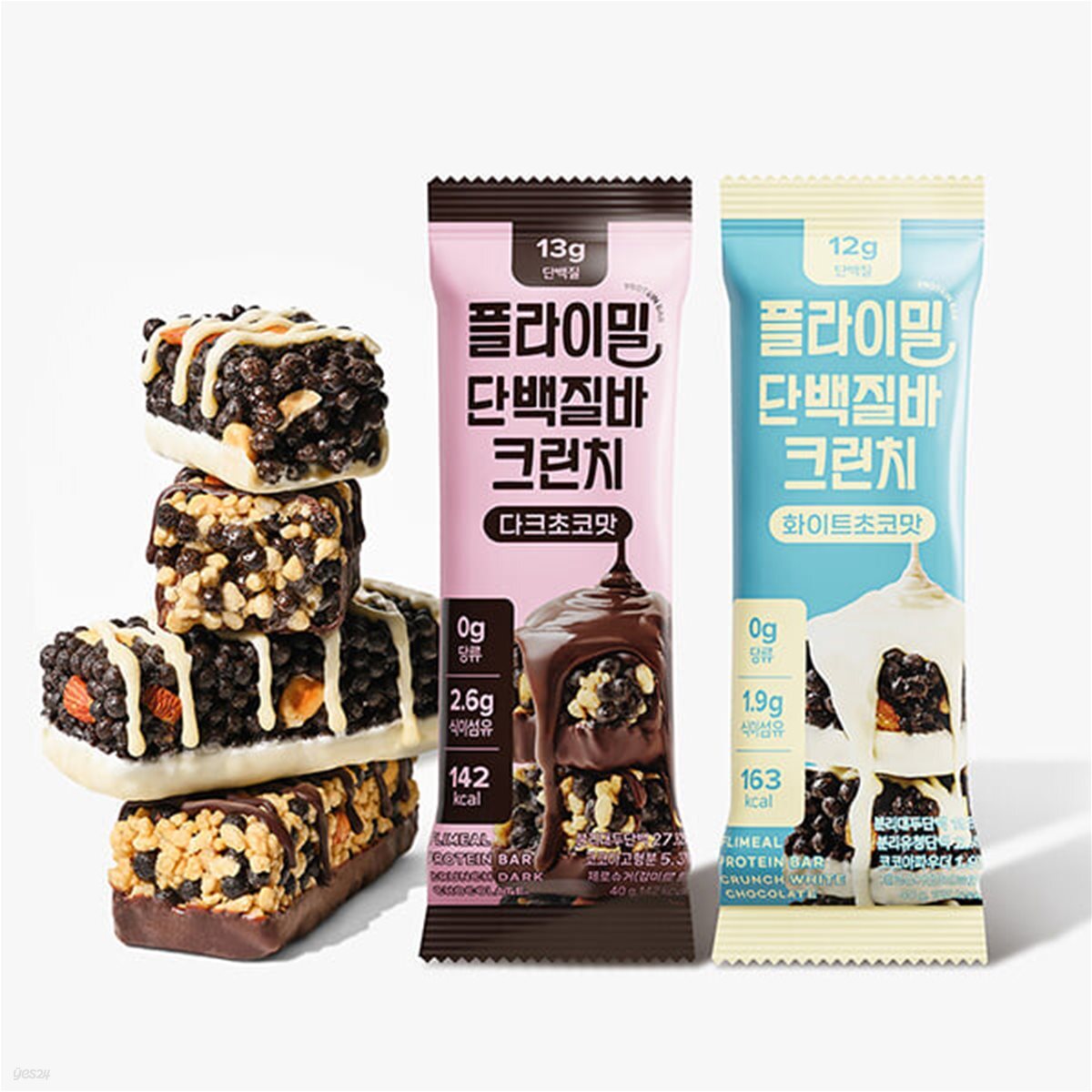 [플라이밀] 단백질바 크런치(40g*9EA) 2종 택1