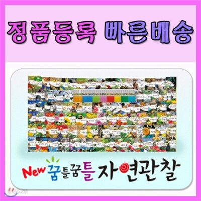 뉴꿈틀꿈틀자연관찰[뉴씽씽펜포함] 어린이자연동화 자연관찰동화