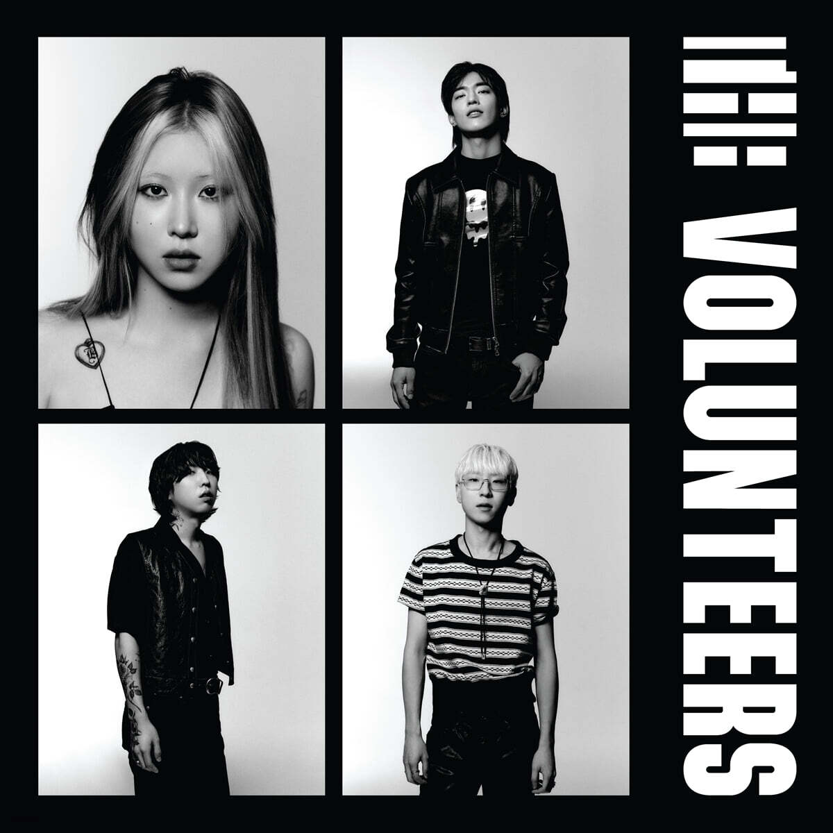 더 발룬티어스 (The Volunteers) 1집 - The Volunteers  / 미개봉 새상품/ 모서리 찍힘이나 눌림이 전혀 없는 완벽한 새상품/ 개봉 후 반품불가
