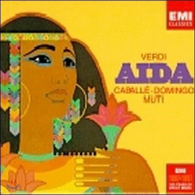 [߰] RICCARDO MUTI / VERDI : AIDA - Caballe : Domingo : Muti (3CD//7472718)