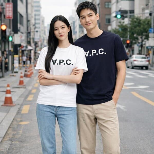 아페쎄 V.P.C 빅로고 반팔티셔츠