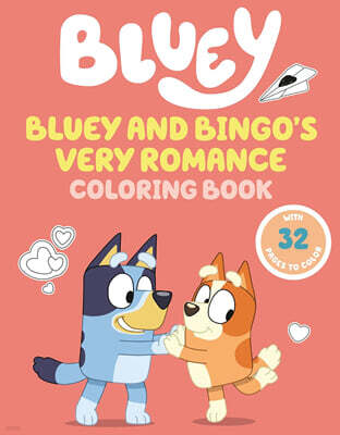 Bluey and Bingo's Very Romance Coloring Book