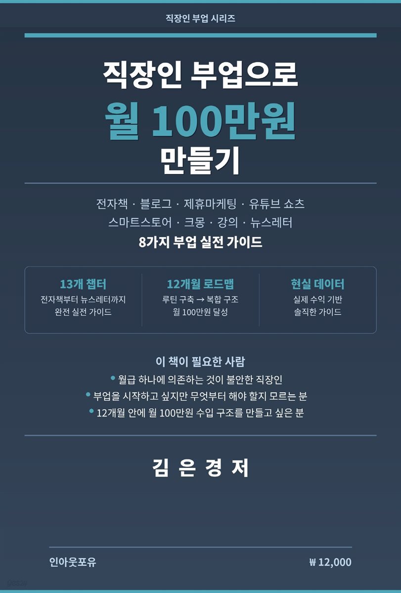 직장인 부업으로 월 100만원 만들기