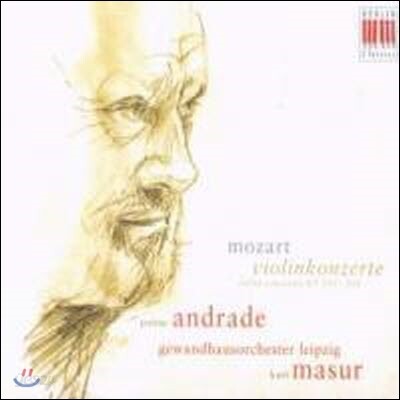 [중고] Kurt Masur, Janine Andrade / Mozart : Violin Concertos No.2 K.211, No.6 K.268 (수입/Digipack/0184122bc)