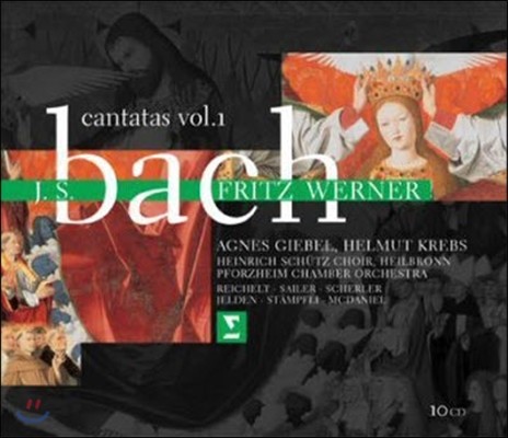 Fritz Werner / Bach : Cantatas Vol.1 (10CD BOX SET//̰/2564614012)