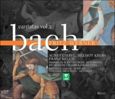 Fritz Werner / Bach : Cantatas Vol.2 (10CD BOX SET//̰/2564614022)