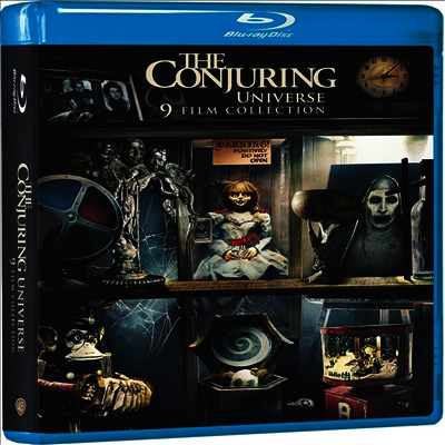 The Conjuring Universe: 9-Film Collection (컨저링 시리즈 4부작 + 애나벨 시리즈 3부작 + 더 넌 시리즈 2부작)(Boxset)(한글무자막)(Blu-ray)