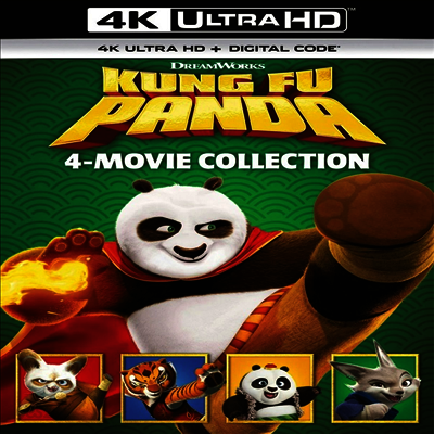 Kung Fu Panda: 4-Movie Collection (쿵푸 팬더 4부작)(한글무자막)(4K Ultra HD)
