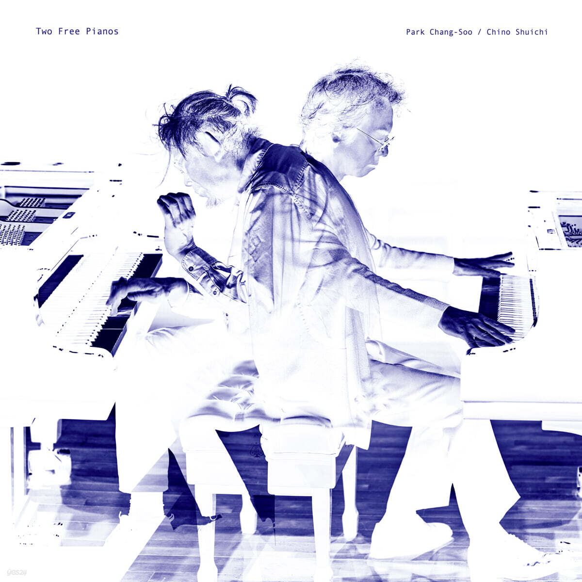 박창수 / 치노 슈이치 - Two Free Pianos [블랙 & 화이트 컬러 2LP]