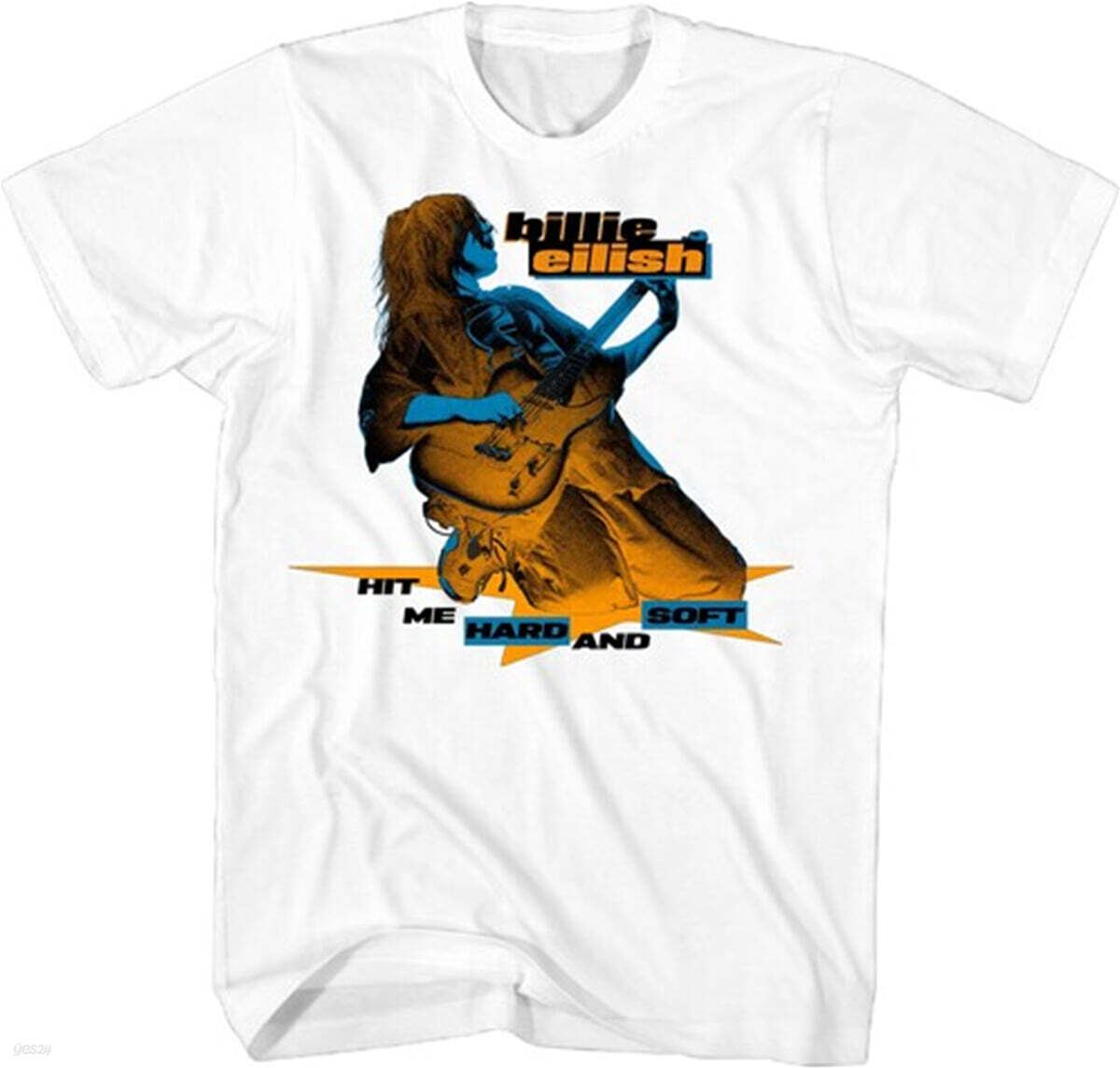 Billie Eilish (빌리 아일리시) - Hit Me Hard and Soft Indie Store Exclusive Eco-Max : White Large T-SHIRT (화이트 라지 티셔츠)