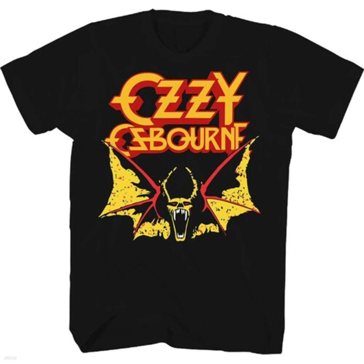 Ozzy Osbourne (오지 오스본) - Bat : Black XL T-SHIRT (블랙 엑스트라 라지 티셔츠)