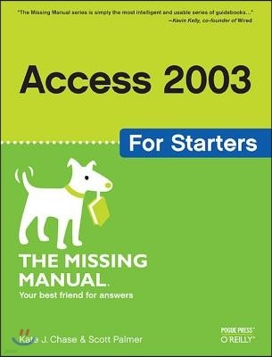 Access 2003 for Starters