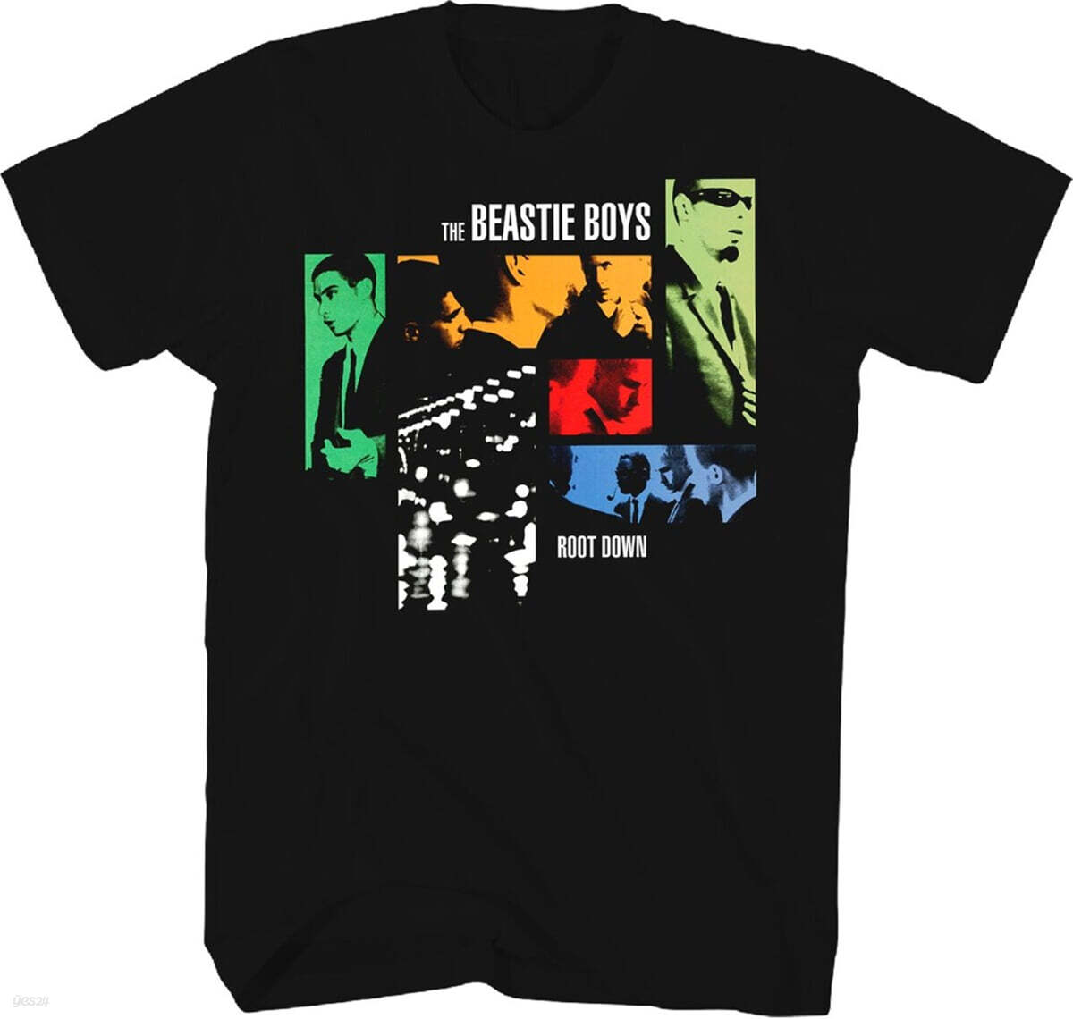 Beastie Boys (비스티 보이즈) - Root Down T-Shirt : Large Black (라지 블랙 티셔츠)