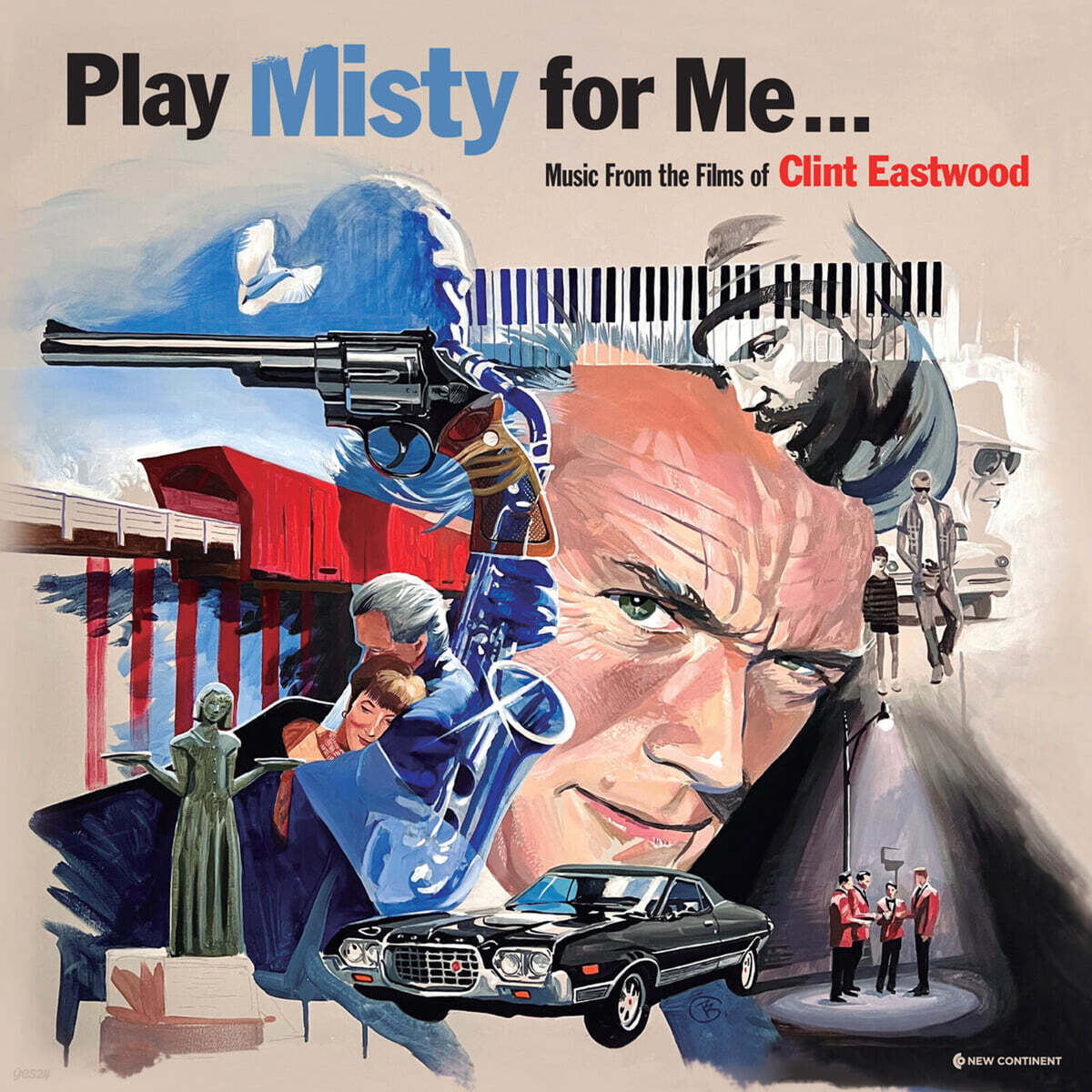 어둠 속에 벨이 울릴 때 영화음악 (Play Misty For Me: Music From The Films Of Clint Eastwood) [블루 컬러 LP]