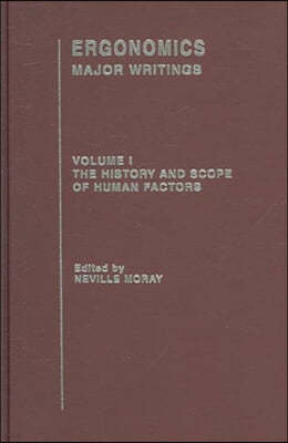 Ergonomics Mw Vol 1: Hist&Scop