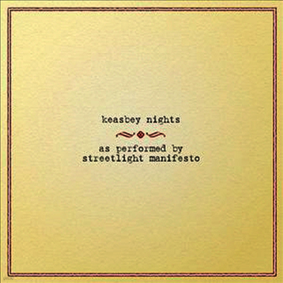 Streetlight Manifesto — Keasbey Nights 앨범 커버
