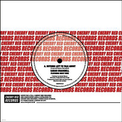 Sarah Cracknell & Nicky Wire — Nothing Left To Talk About / Miles Apart 앨범 커버